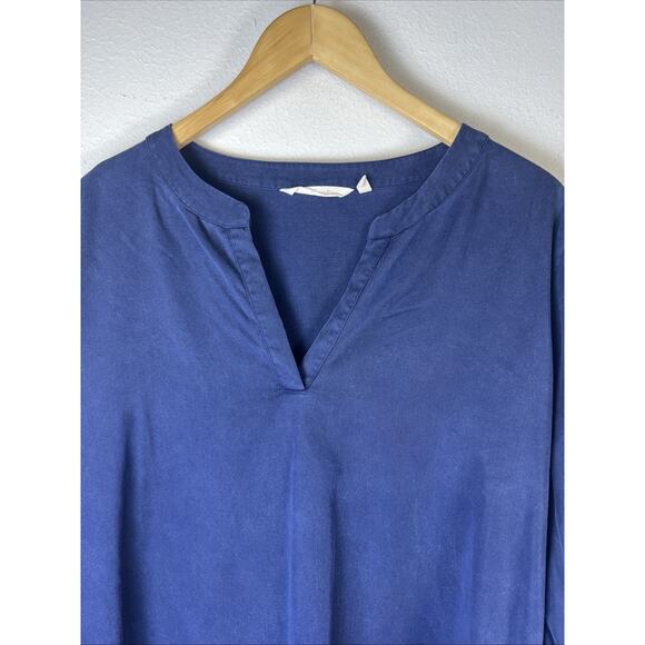 Soft Surroundings Top Women XL Viscose sleeve Roll tap layered 2BQ85 - Picture 5 of 11